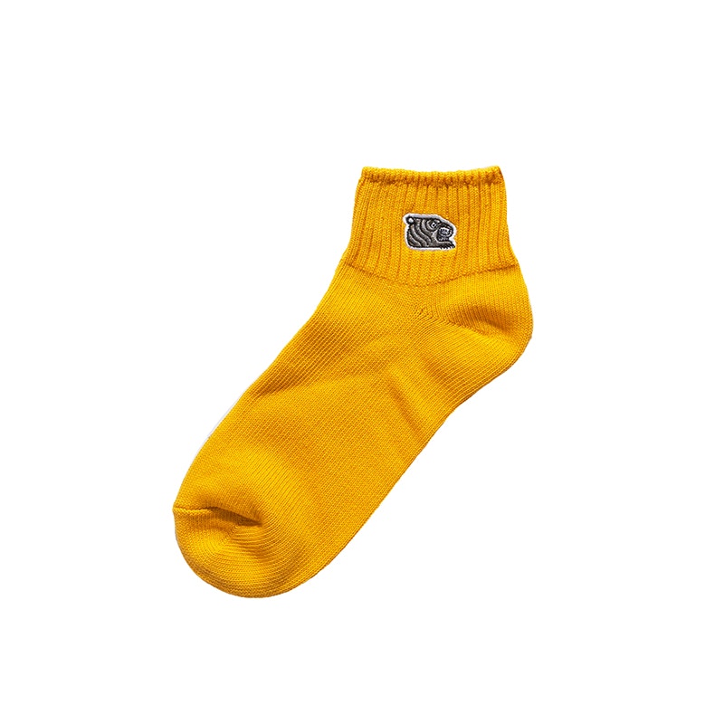 SOULGOODS Low Cut Tiger Logo Socks Yellow