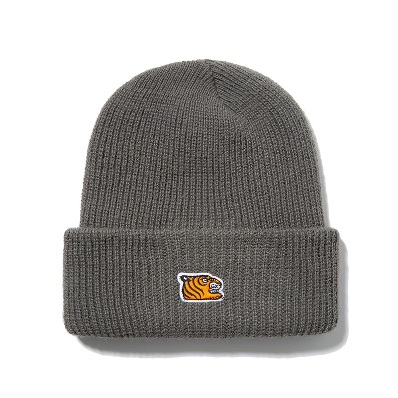 SOULGOODS Tiger Logo Beanie Grey