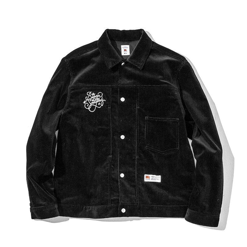 SOULGOODS x BEDWIN Corduroy Jacket Black