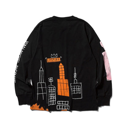 SOULGOODS x Basquiat 4 Pieces L/S T-Shirt Black