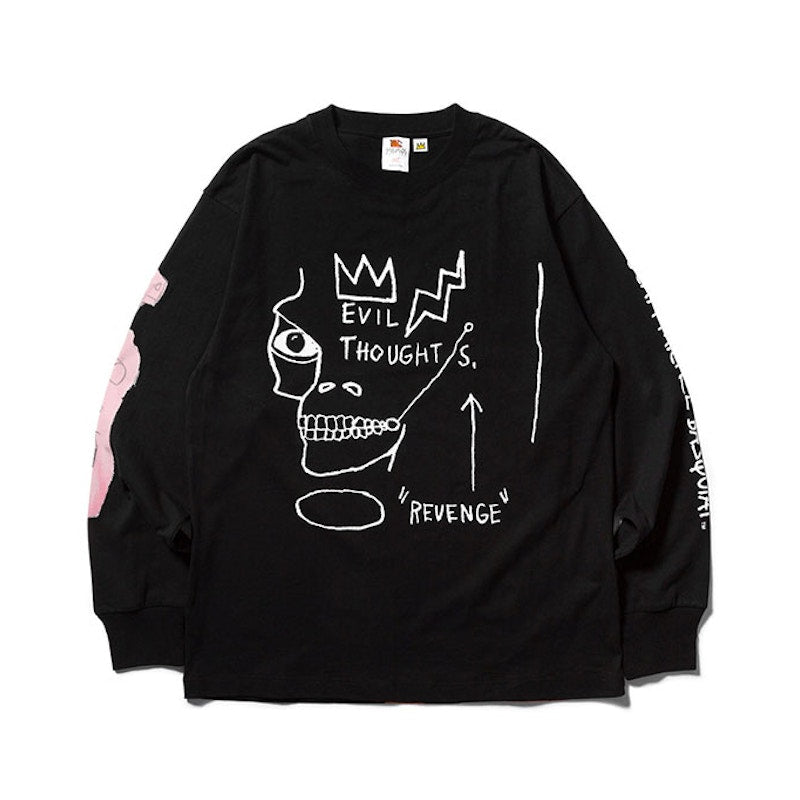 SOULGOODS x Basquiat 4 Pieces L/S T-Shirt Black