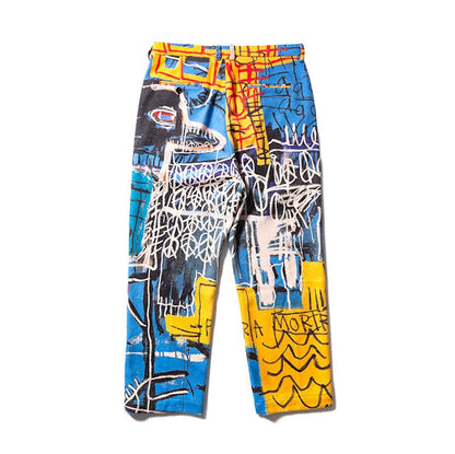 SOULGOODS x Basquiat Casual Trousers Blue