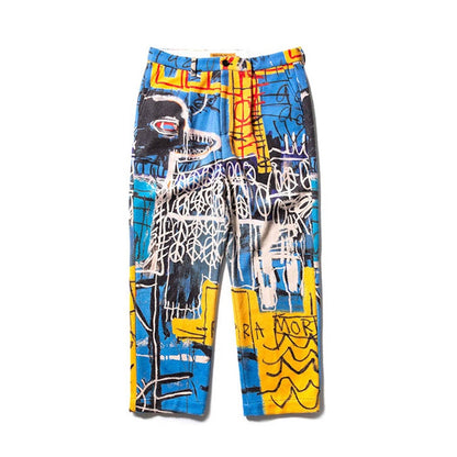 SOULGOODS x Basquiat Casual Trousers Blue
