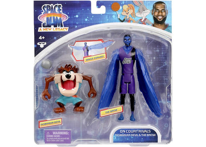 Space Jam A New Legacy - 2 Pack - On Court Rivals - Tasmanian Devil & The Brow Action Figures