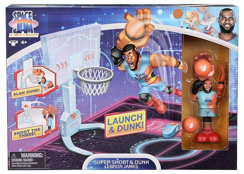 Space Jam A New Legacy - Super Shoot & Dunk Playset with Lebron Action Figure