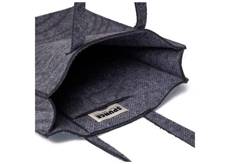 SPUNGE x Salehe Bembury Fat Felt Tote Concrete Paste/Bark