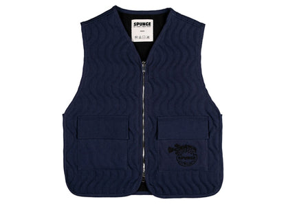 SPUNGE x Salehe Bembury Lowtide Vest Indigo Evening