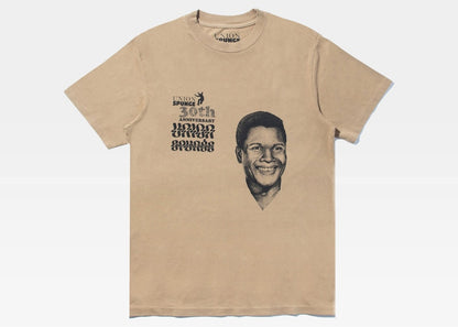SPUNGE x Salehe Bembury x UNION 30th Anniversary Tee Tan