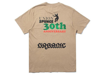 SPUNGE x Salehe Bembury x UNION 30th Anniversary Tee Tan
