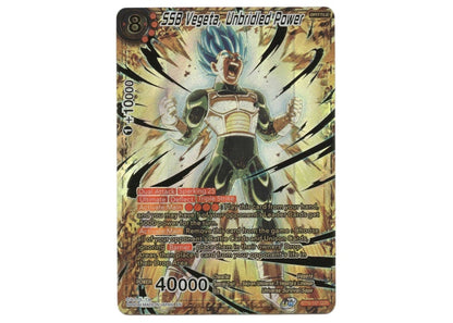 SSB Vegeta 2022 Dragon Ball Super TCG Realm of the Gods Unbridled Power Foil God Rare #BT16-147 (Ungraded)