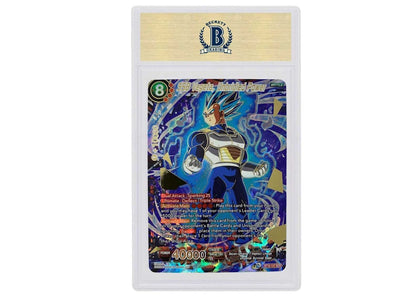 SSB Vegeta 2022 Dragon Ball Super TCG Realm of the Gods Unbridled Power Foil Secret Rare #BT16-147 (PSA or BGS Graded)