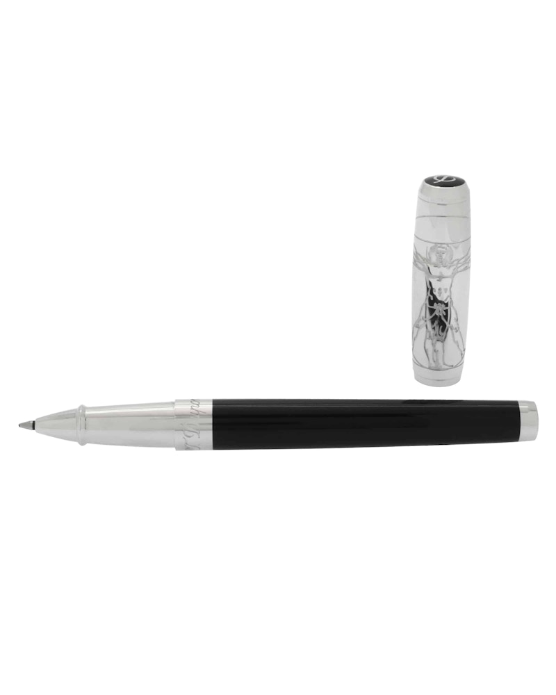 S.T. Dupont Vitruvian Man Palladium 5.75in Rollerball 412036