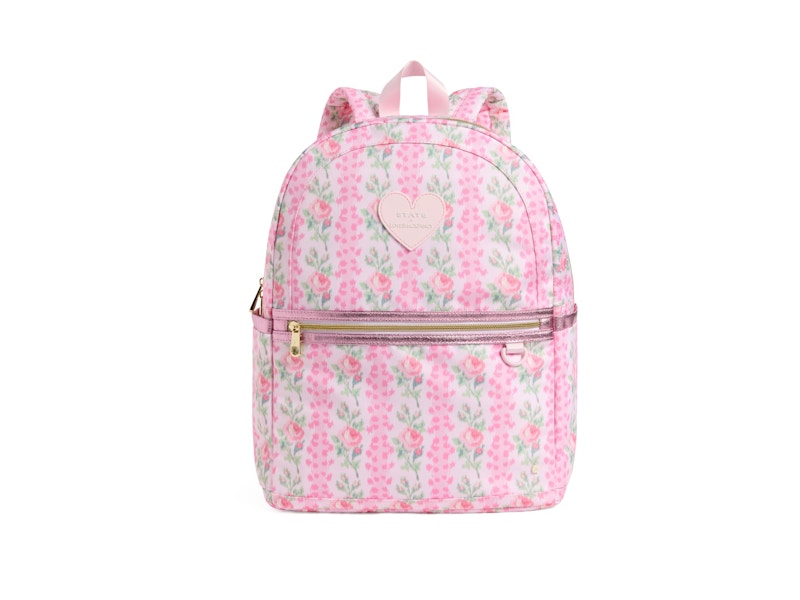 STATE x LoveShackFancy Kane Double Pocket Backpack Blooming Heirloom