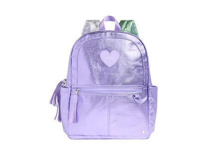 STATE Kane Double Pocket Backpack Metallic Lilac
