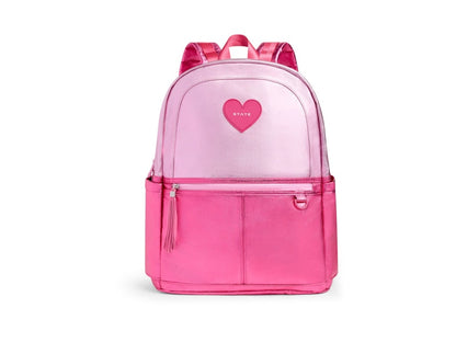 STATE Kane Double Pocket Backpack Metallic Pink/Hot Pink Colorblock