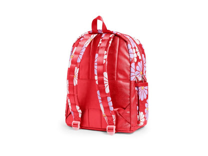 STATE Kane Double Pocket Backpack Metallic Ruby Floral