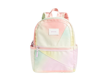 STATE Kane Double Pocket Backpack Metallic Tie Dye Patchwork