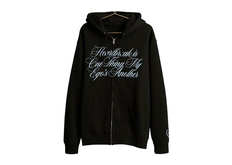 Sabrina Carpenter Don't Embarrass Me Zip Up Hoodie Black