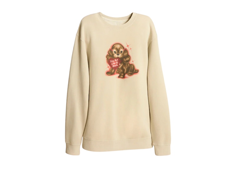 Sabrina Carpenter Like A Bitch Crewneck Brown