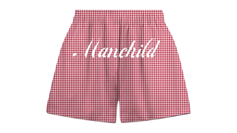 Sabrina Carpenter Manchild Boxer Shorts Red/White