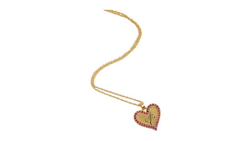Sabrina Carpenter SC Charm Necklace Gold