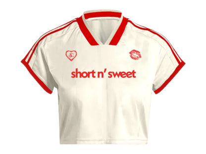 Sabrina Carpenter Short N' Sweet Soccer Jersey White/Red