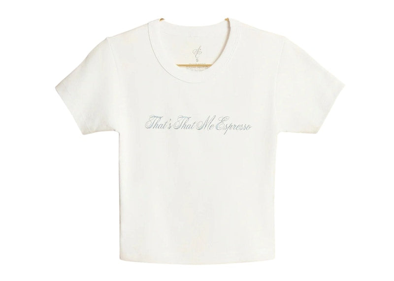Sabrina Carpenter That'S That Me Crop Tee White