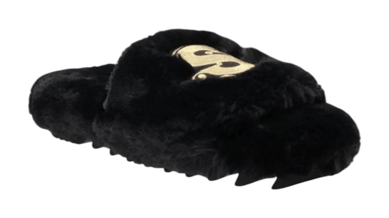 Sacai Fuax Fur Comfort Slippers Black (Women's)