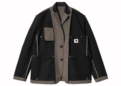 Sacai x Carharrtt WIP Suiting Bonding Jacket Taupe