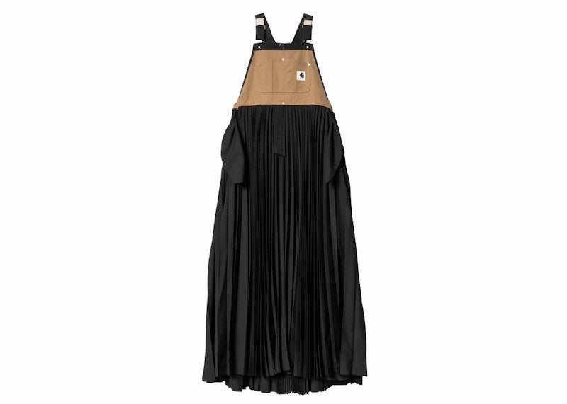 Sacai x Carharrtt WIP Women's Suiting Bonding Dress Black
