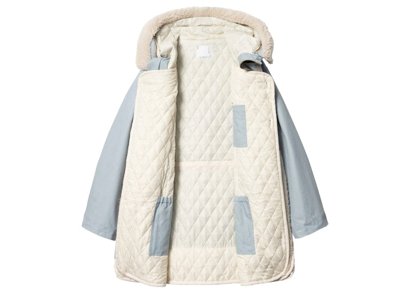 Sacai x Carhartt WIP Canvas Siberian Parka Light Blue