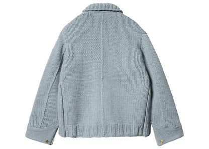 Sacai x Carhartt WIP Knit Michigan Jacket Light Blue