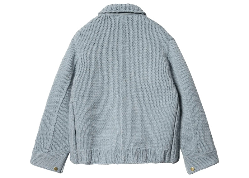 Sacai x Carhartt WIP Knit Michigan Jacket Light Blue