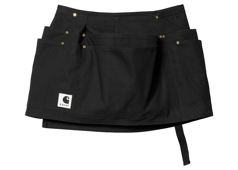 Sacai x Carhartt WIP Women's Apron Black