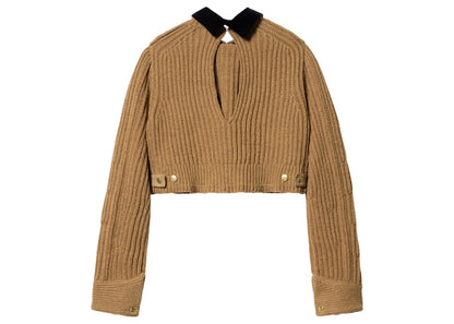 Sacai x Carhartt WIP Women's Knit Detroit Pullover Beige