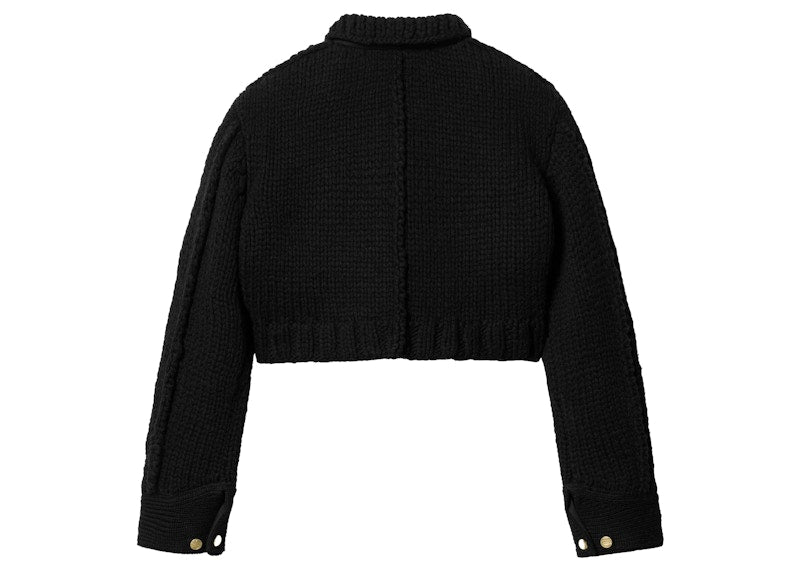 Sacai x Carhartt WIP Women's Knit Michigan Jacket Black