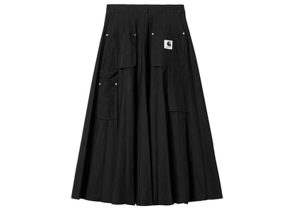 Sacai x Carhartt WIP Women's Pleated Skirt Black