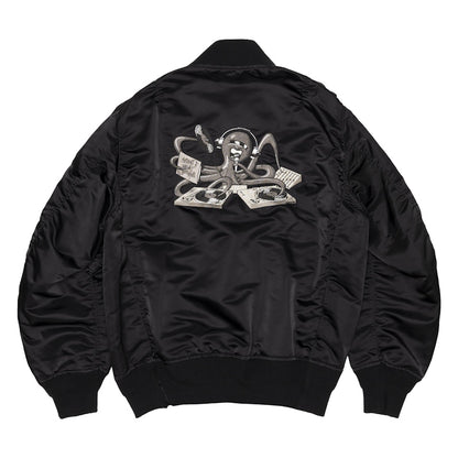 Sacai x Ultimate Breaks & Beats MA-1 Blouson Black
