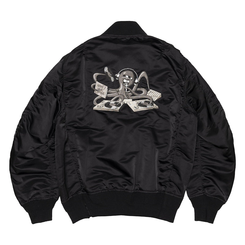 Sacai x Ultimate Breaks & Beats MA-1 Blouson Black