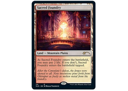 Sacred Foundry Magic: The Gathering TCG Secret Lair Drop Series Rare #131 (Ungraded)