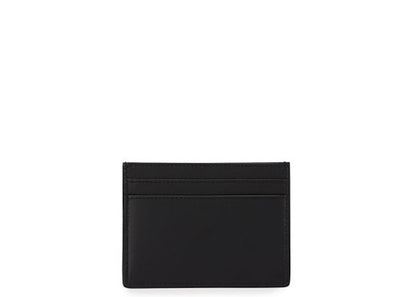 Saint Laurent 1971 Typography Card Case Embossed Calfskin Black