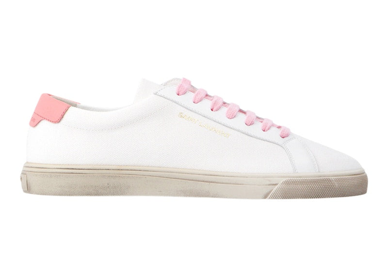 Saint Laurent Andy Low White Pink (Women's)