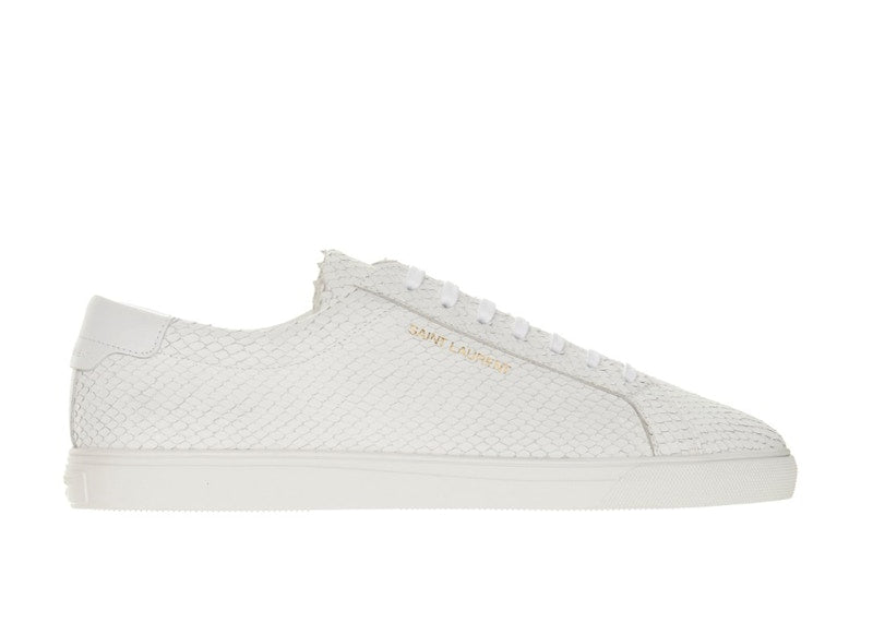 Saint Laurent Andy Python White