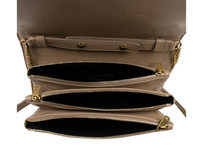 Saint Laurent Angie Diamond Quilted Beige