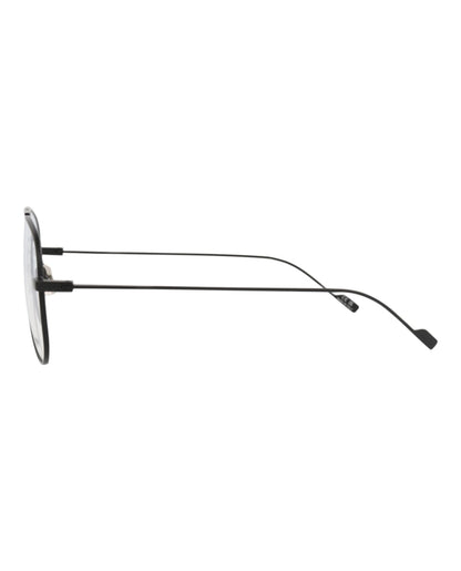 Saint Laurent Aviator-Frame Metal Optical Frames Black Black Transparent (CLASSIC11Y-30013069-001)