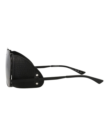 Saint Laurent Aviator-Frame Metal Sunglasses Black Black Black (SL653LEONL-30015641-002)