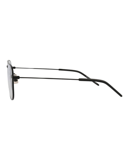 Saint Laurent Aviator-Frame Metal Sunglasses Black Black Transparent (SL309SUN-30013175-001)