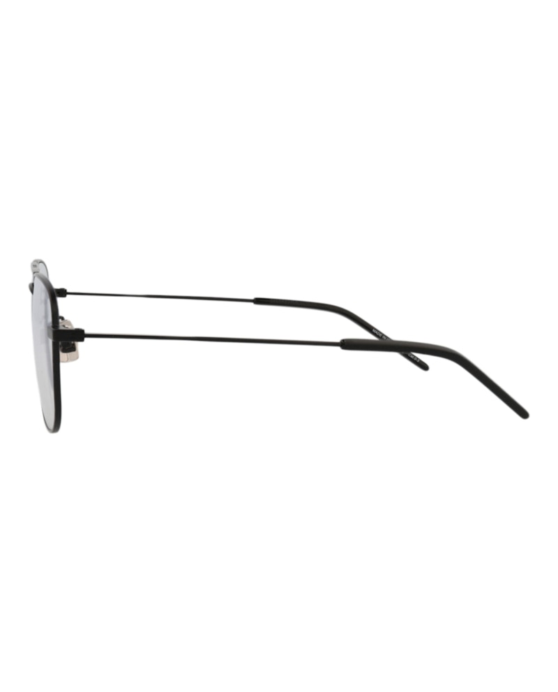 Saint Laurent Aviator-Frame Metal Sunglasses Black Black Transparent (SL309SUN-30013175-001)