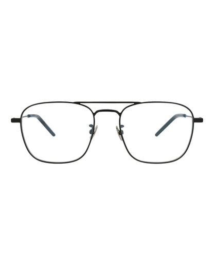 Saint Laurent Aviator-Frame Metal Sunglasses Black Black Transparent (SL309SUN-30013175-001)