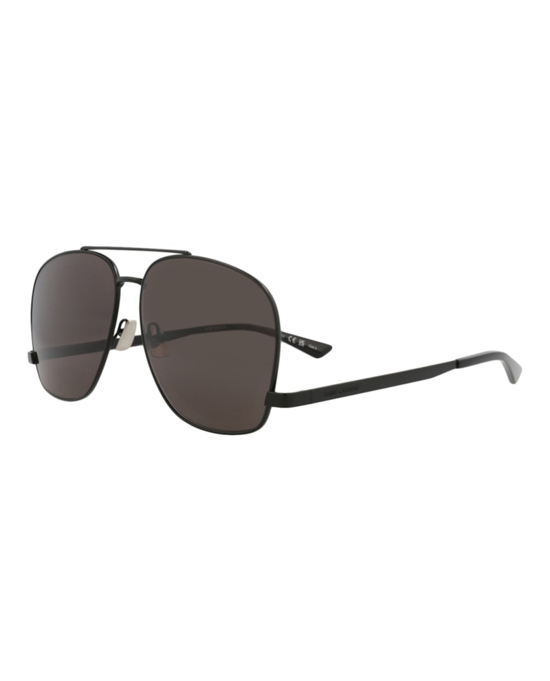 Saint Laurent Aviator Sunglasses Black Black Black (SL653LEON-30014962-002)